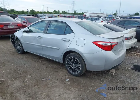 2016 Toyota Corolla S Plus из США, поврежденный, VIN 2T1BURHEXGC555538